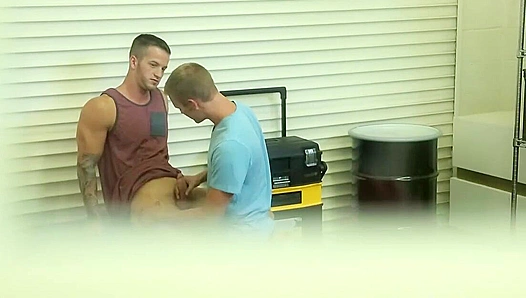 Quentin Gainz and Ty Thomas - Harsh Butt Blasting Next Door