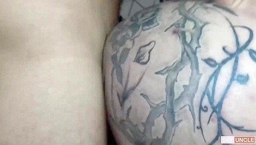 Inked Latino Hottie Gets His Big Booty Fucked Hard