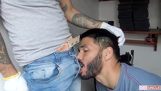 Inked Latino Hottie Gets His Big Booty Fucked Hard