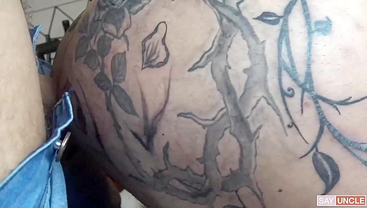 Inked Latino Hottie Gets His Big Booty Fucked Hard