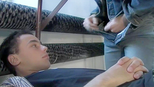 Chris Rosso, Ridge Carrey, and Gevin Favre - A Hard Triple Threat - Gay XXX