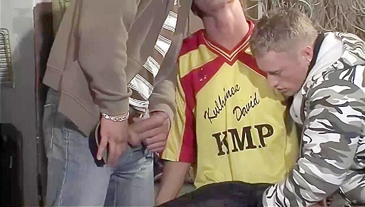 Johan Schvartz & Robert Driveman Take Turns on Miki Rank's Tight Ass - Gay XXX