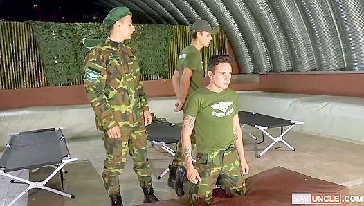 Eric Deen and Rodrigo El Santo - Hardcore Drill Session at Military Dick