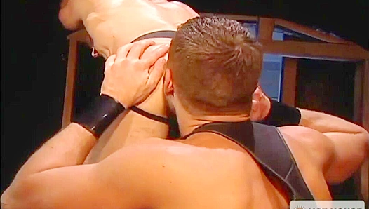 BDSM Rectal Delight - Andrew Justice & Johnny Gunn Heat Up the House