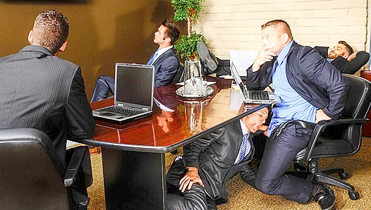 Hot Dudes Colby and Spencer Get Wild in The Gay Office