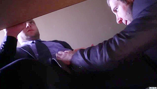 Hot Dudes Colby and Spencer Get Wild in The Gay Office