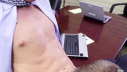 Hot Dudes Colby and Spencer Get Wild in The Gay Office