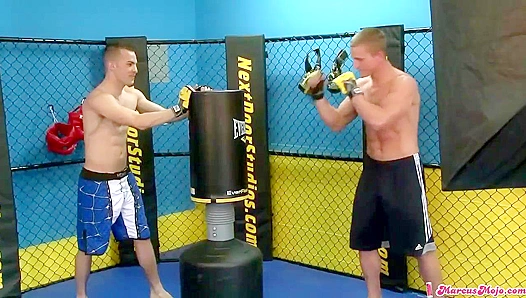 Marcus Mojo & Brad Fox Fuck With Pleasure On The Set