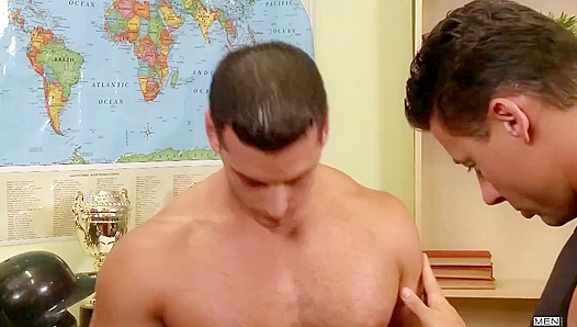 RVD Pounds Marcus Ruhl's Tight Ass in Gym Class - Big Dicks at School