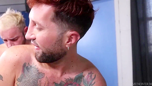 Steamy Post-Shower Fuck - Jayden Woods & Rego Bello Heat Up the Bathroom - Hot Dudes Over 30