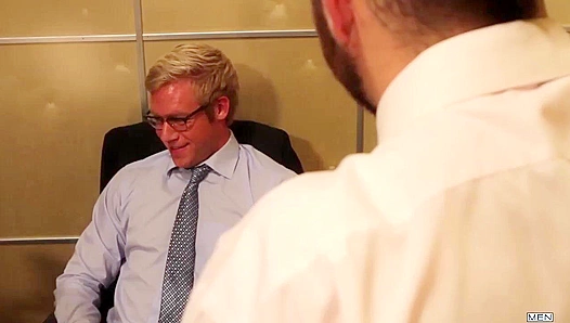 Tommy Defendi & Christopher Daniels - Leather Couch Passion in TheGayOffice