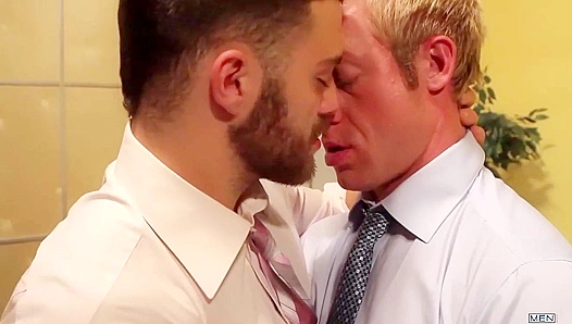 Tommy Defendi & Christopher Daniels - Leather Couch Passion in TheGayOffice