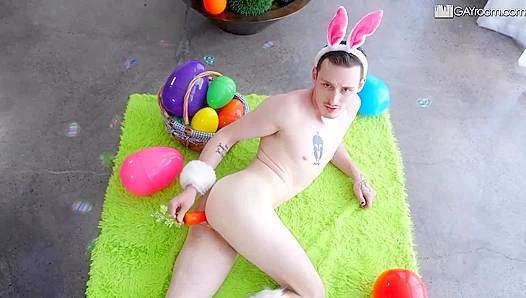 Easter Bunny Bangs Hard - Josh Cannon & AJ Sloan Team Up
