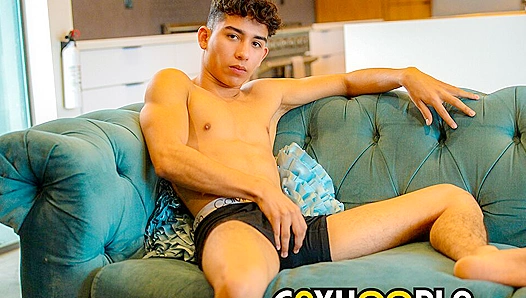 Naughty Johnny Ortega Strokes His Perfect Dick Live on Cam