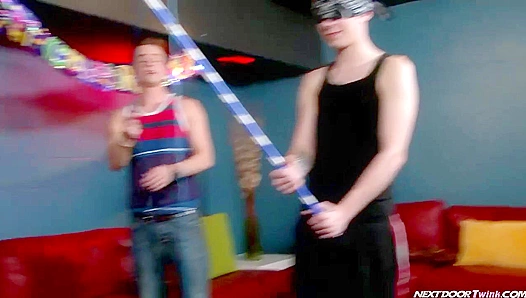 Nextdoor Twinks Joey & Blake Celebrate with Hot Gay Sex