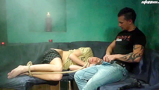 Micky Di Carlo Feeds Cum to Submissive Twink Nick Kelson