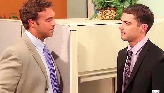 Horny Rocco & Donny Get Wild Before Work in The Gay Office