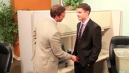 Horny Rocco & Donny Get Wild Before Work in The Gay Office