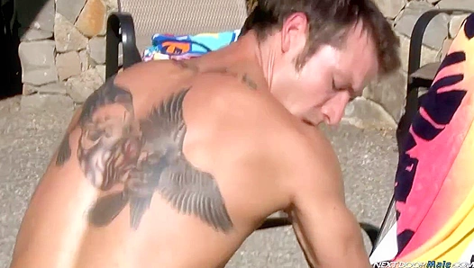 Kevin Crow Feeds His Foot Fetish - Horny Neighbor Watchout!