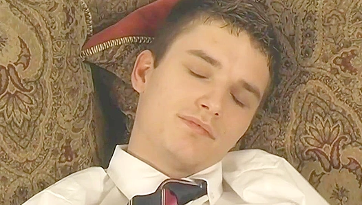 Tyler's Secret Lessons - Preppy Schoolboy Jacks His Barely Legal Boner