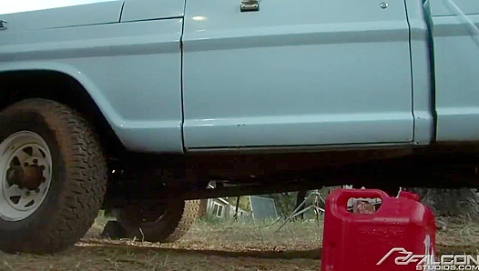 Blu Kennedy and Scott Tanner Get Wild for Fine Hillbilly Sex - Falcon Studios