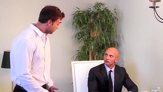 Lustful Rocco Reed Fucks John Magnum in The Gay Office