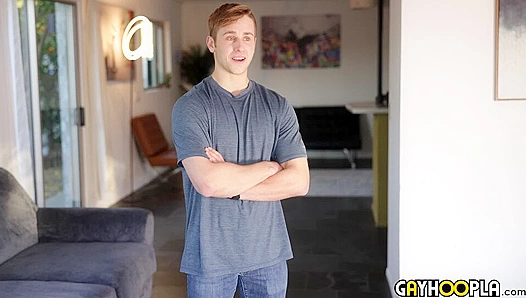 Brock Fisher Gets Wild - Floor Fucks Solo - GayHoopla