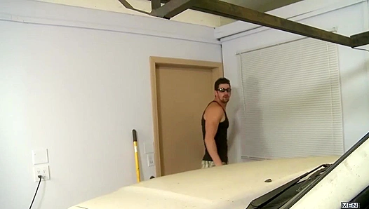 Power Cock Takes Charge - Topher Di Maggio Dominates Andrew Stark's Straight Turn