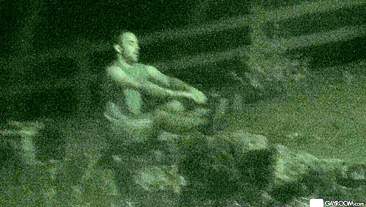 Horny Stud Parker Perry Unleashes a Public Cum Surprise