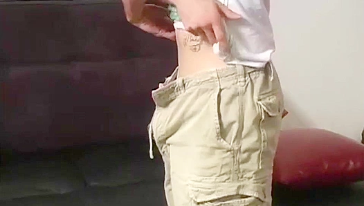 Sensational Dick Armstrong Flexes His Massive Boner