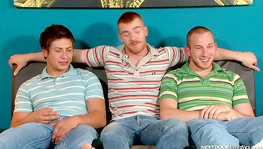 Nextdoor Buddies - Hot Threesome with James, Julian, and Cody