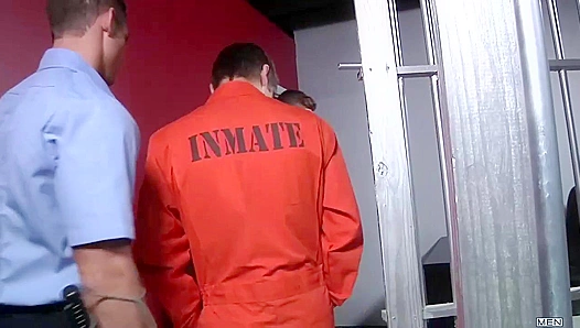 Inmate Johnny Rapid Gets Drilled Hard by Cooper Reed and Landon Conrad