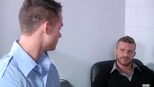 Inmate Johnny Rapid Gets Drilled Hard by Cooper Reed and Landon Conrad