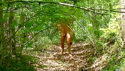 Str8 Guys Turn Gay - Naked Hiking Leads to Trailside Cock Sucking & Fucking