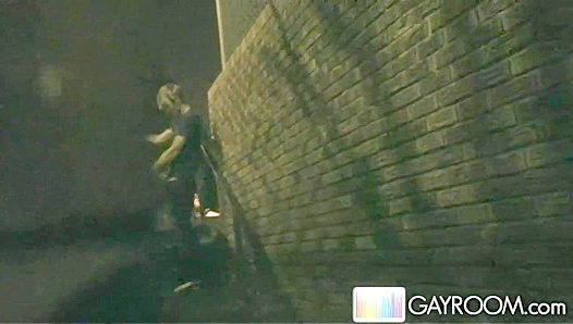 Thirsty Dylan Hauser Gets Fucked Hard in the Back Alley -  Gay XXX