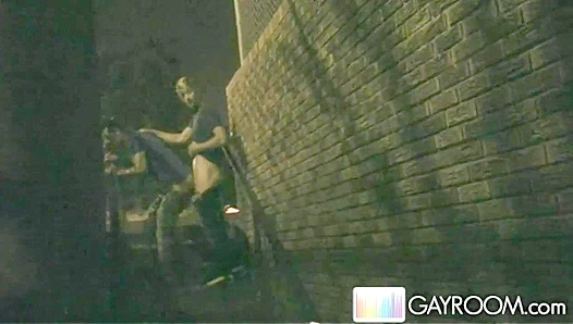 Thirsty Dylan Hauser Gets Fucked Hard in the Back Alley -  Gay XXX