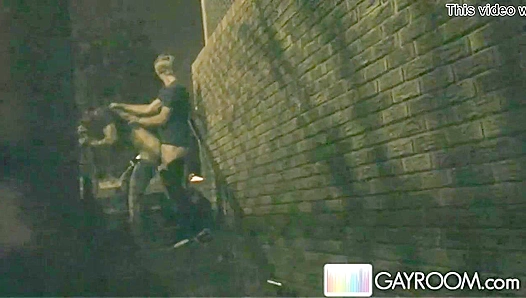 Thirsty Dylan Hauser Gets Fucked Hard in the Back Alley -  Gay XXX