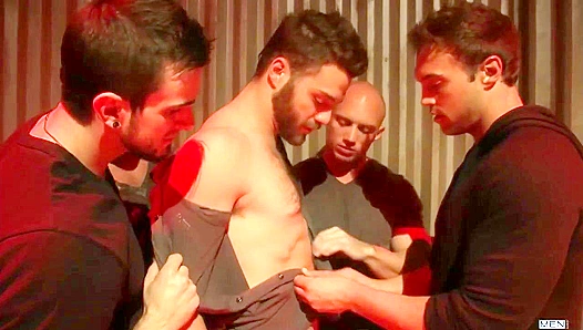 Jizz Orgy - Wild Foursome with Rocco Reed & John Magnum