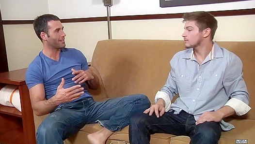 Johnny Rapid Cums Hard withTyler Hunt's Cock Inside Him - Straight Turned Gay