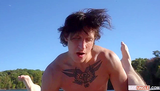 Banging on a Boat - Caleb Morphy & Dalton Riley's Hot Encounter