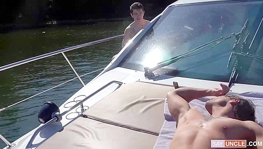 Banging on a Boat - Caleb Morphy & Dalton Riley's Hot Encounter