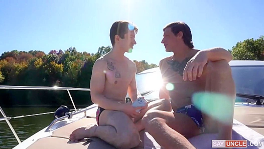 Banging on a Boat - Caleb Morphy & Dalton Riley's Hot Encounter