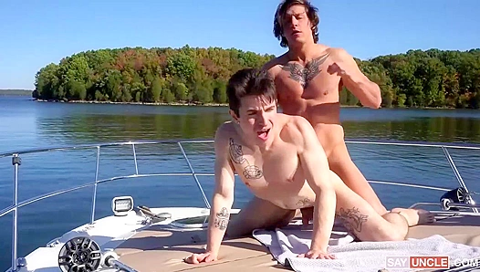 Banging on a Boat - Caleb Morphy & Dalton Riley's Hot Encounter