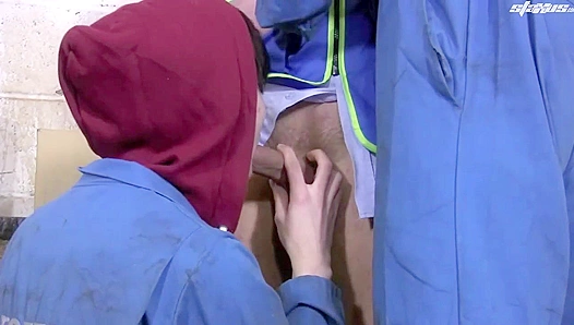 Hard Delivery - Finley Yves, Keiron Jones, and Lloyd Adams Team Up for Intense Gay XXX Action