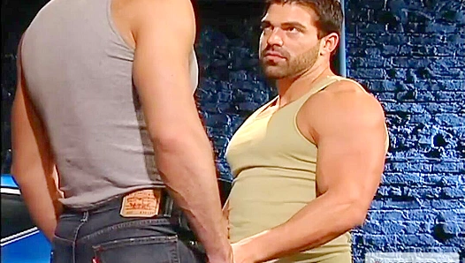 Thirsty Vince & Andreas Prone Boning in the Hot House