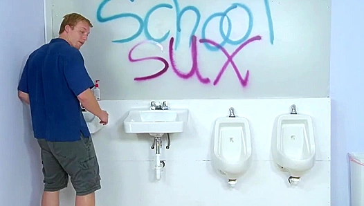 Zeb Atlas & Charlie Roberts - Hard Anal Lesson at School