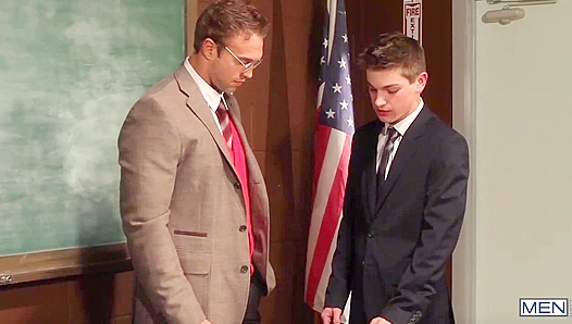 Prof Rocco Reed Gets Fucked by Young Johnny Rapid - Big Dicks at School
