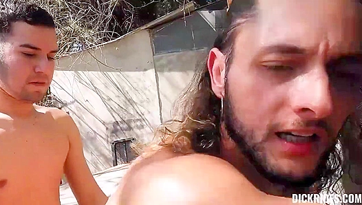 Horny Leo Blue Riding Alexander Garcia Hard Before the Party