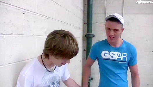 Billy MacGregor Fucks MacKenzie Walker On The Steps - Gay XXX