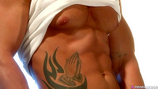 Horny Cop Rod Daily Masturbates With Passion